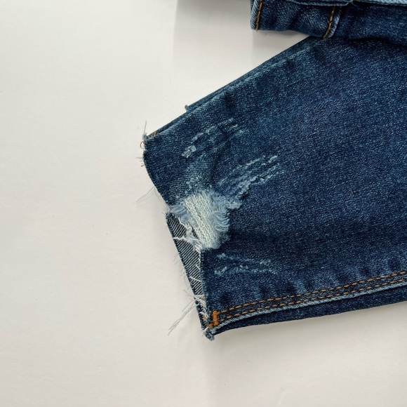 Profile High Rise Skinny Distressed Raw Hem Size 7 NEW - Picture 5 of 10